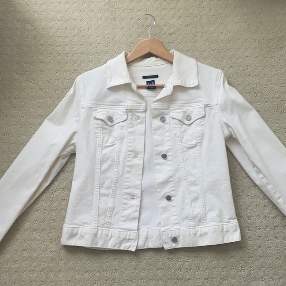 White Jean jacket